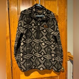 $50 🌲 This Weekend only Pendleton Black/Gray Zip Up Sweater Geometric Design
